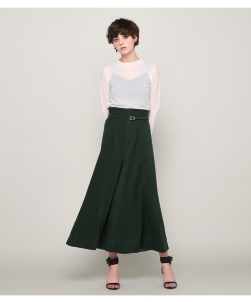 PEGGY LANA(ペギーラナ)の「Super Flare Hi-waist Pants(その他パンツ・レディース・グリーン/ブラウン/ベージュ/イエロー・2/0/1)」の4枚目の写真