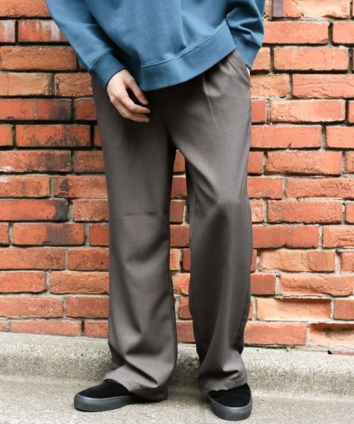 RAGEBLUE（レイジブルー）の「TRワイドパンツ/768016（その他パンツ・メンズ・キャメル/グレー系その他/ブラック/ワインレッド/グリーン・LARGE/SMALL/MEDIUM）」の3枚目の写真