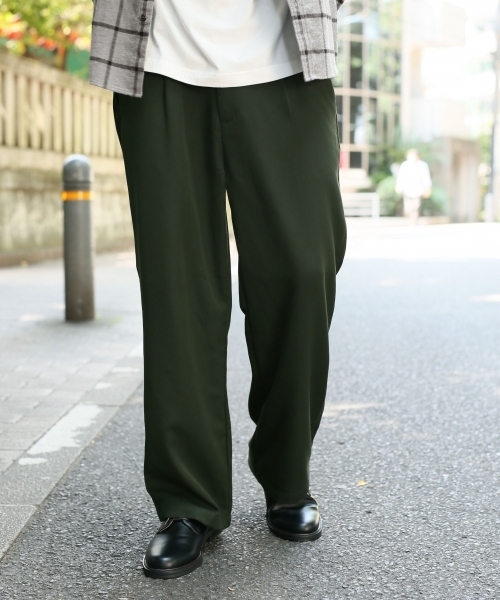 RAGEBLUE（レイジブルー）の「TRワイドパンツ/768016（その他パンツ・メンズ・キャメル/グレー系その他/ブラック/ワインレッド/グリーン・LARGE/SMALL/MEDIUM）」の4枚目の写真