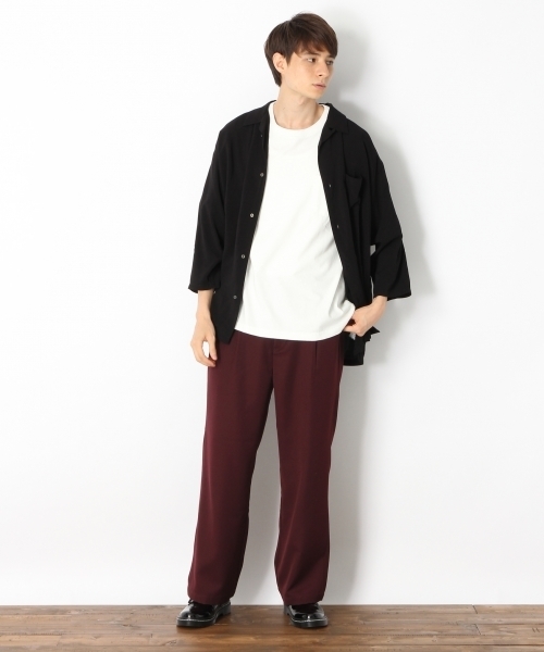 RAGEBLUE（レイジブルー）の「TRワイドパンツ/768016（その他パンツ・メンズ・キャメル/グレー系その他/ブラック/ワインレッド/グリーン・LARGE/SMALL/MEDIUM）」の17枚目の写真