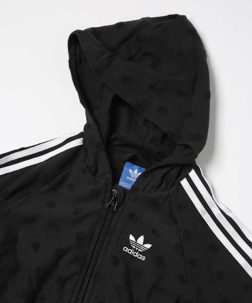 adidas（アディダス）の「オリジナルス フーディ ベビー 上下セット [I TREFOIL HOODIE SET]（ジャージ・キッズ・ブラック・90/100）」の3枚目の写真