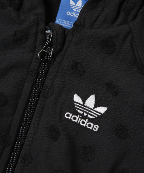 adidas（アディダス）の「オリジナルス フーディ ベビー 上下セット [I TREFOIL HOODIE SET]（ジャージ・キッズ・ブラック・90/100）」の4枚目の写真