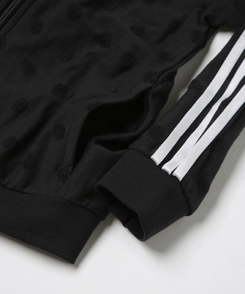 adidas（アディダス）の「オリジナルス フーディ ベビー 上下セット [I TREFOIL HOODIE SET]（ジャージ・キッズ・ブラック・90/100）」の5枚目の写真