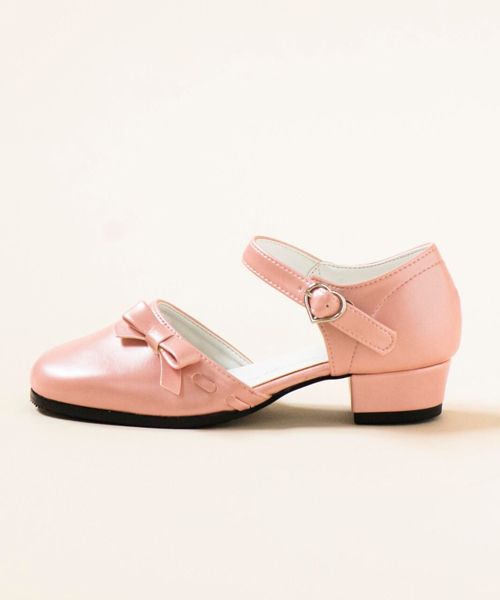 Catherine Cottage（キャサリンコテージ）の「リボンフォーマルシューズ（ドレスシューズ・キッズ・ホワイト/ブラック/シルバー/ゴールド/ピンク・16/17/18/19/20/21/22/23/24）」の6枚目の写真