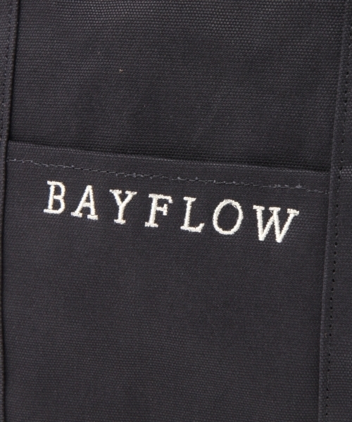 BAYFLOW（ベイフロー）の「BAYFLOW／2WAYコンチョロゴトート　18SS（トートバッグ・レディース・ネイビー/アイボリー/グレー・FREE）」の12枚目の写真