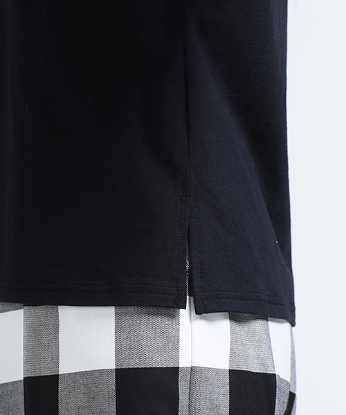 LIPSTAR（リップスター）の「星チュール使いフレアカットソー（Tシャツ/カットソー・レディース・オフホワイト/ブラック/レッド・M）」の14枚目の写真