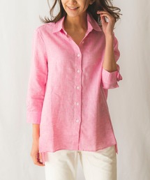 イタリアン麻 ビッグシルエット シャツ