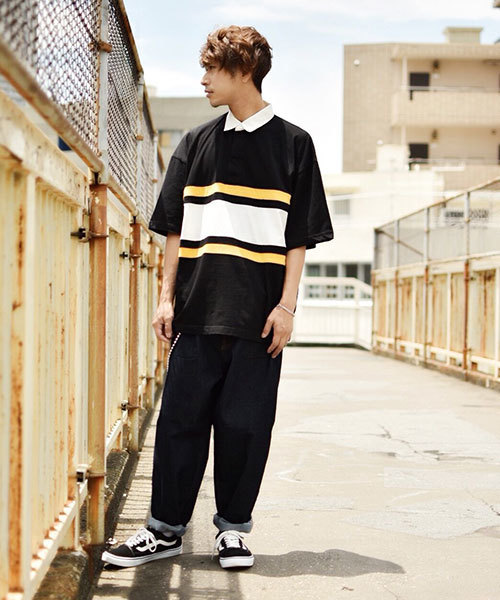 kutir（クティール）の「denim balloon AW / デニムバルーンパンツ　ワイドテーパードパンツ（デニムパンツ・メンズ・ブラック/サックスブルー/インディゴブルー・SMALL/MEDIUM/LARGE）」の17枚目の写真