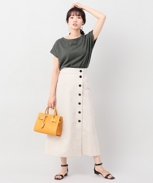 IENA（イエナ）の「コットンブークレプルオーバー◆（Tシャツ/カットソー・レディース・チャコールグレー/ライトグレー/アイボリー・FREE）」の9枚目の写真