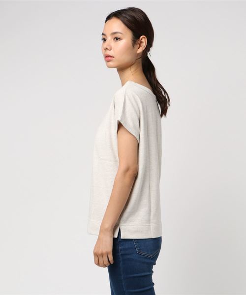 IENA（イエナ）の「コットンブークレプルオーバー◆（Tシャツ/カットソー・レディース・チャコールグレー/ライトグレー/アイボリー・FREE）」の4枚目の写真