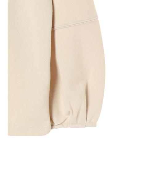 SEVENDAYS=SUNDAY（セブンデイズサンデイ）の「・Vネック袖タックプルオーバー（Tシャツ/カットソー・レディース・ベージュ/グレー/ブラック/ボルドー・FREE）」の12枚目の写真