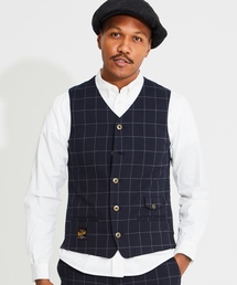 Windowpane Stretch Vest ウィンドウペン ベスト