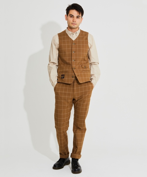 ROTAR（ローター）の「Windowpane Stretch Vest ウィンドウペン
