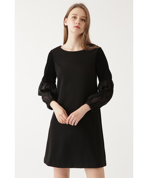 JILL STUART（ジルスチュアート）の「ジェニードッキングワンピース（ワンピース・レディース・ブラック/イエロー・2/4）」の2枚目の写真