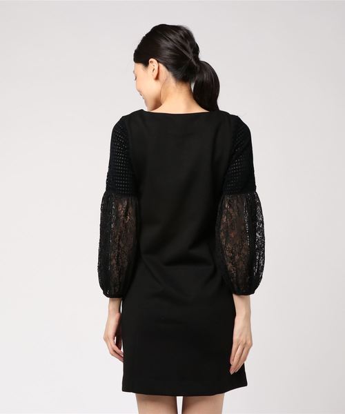 JILL STUART（ジルスチュアート）の「ジェニードッキングワンピース（ワンピース・レディース・ブラック/イエロー・2/4）」の4枚目の写真