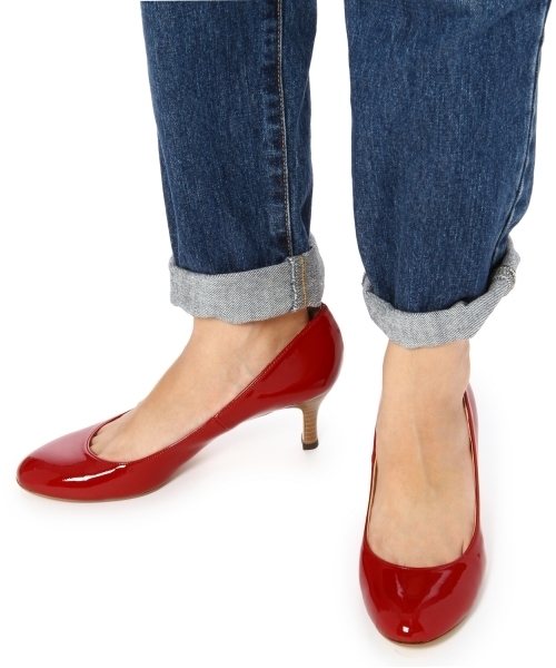 green label relaxing（グリーンレーベルリラクシング）の「GT ラウンドパンプス ◆（パンプス・レディース・ブラック/ワインレッド/ベージュ/レッド/ピンク・22.5cm/23cm/23.5cm/24cm/24.5cm/22cm/25cm）」の12枚目の写真