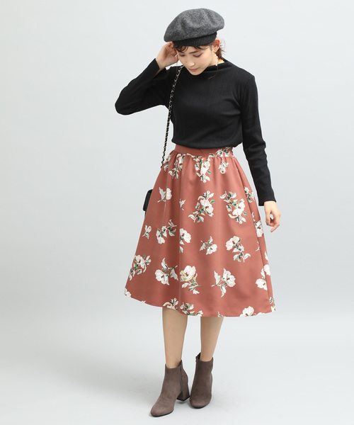 VIS（ビス）の「【KEEP WARM】ボトルネック起毛テレコプルオーバー（Tシャツ/カットソー・レディース・ホワイト/ブラック/グレー/ワイン/ブルー系その他4・FREE）」の15枚目の写真