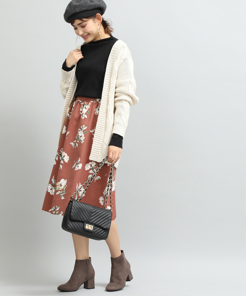 VIS（ビス）の「【KEEP WARM】ボトルネック起毛テレコプルオーバー（Tシャツ/カットソー・レディース・ホワイト/ブラック/グレー/ワイン/ブルー系その他4・FREE）」の13枚目の写真