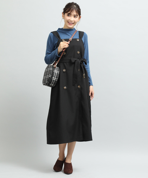 VIS（ビス）の「【KEEP WARM】ボトルネック起毛テレコプルオーバー（Tシャツ/カットソー・レディース・ホワイト/ブラック/グレー/ワイン/ブルー系その他4・FREE）」の19枚目の写真