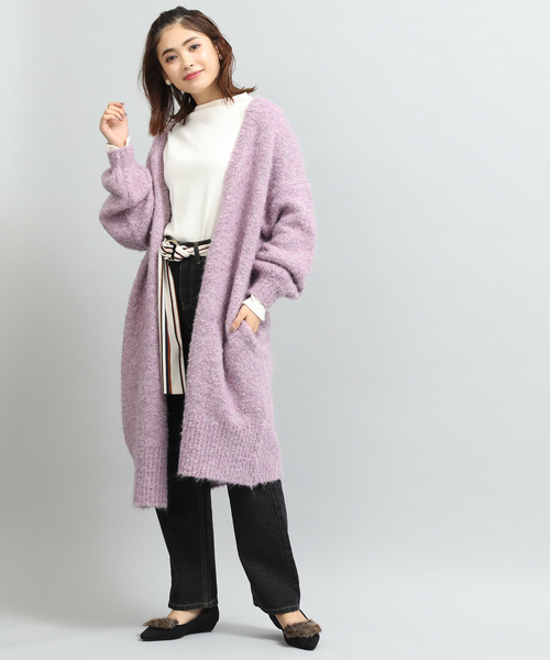 VIS（ビス）の「【KEEP WARM】ボトルネック起毛テレコプルオーバー（Tシャツ/カットソー・レディース・ホワイト/ブラック/グレー/ワイン/ブルー系その他4・FREE）」の17枚目の写真