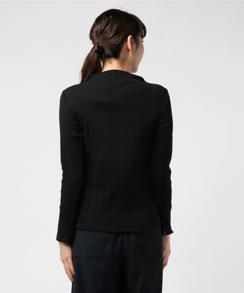 VIS（ビス）の「【KEEP WARM】ボトルネック起毛テレコプルオーバー（Tシャツ/カットソー・レディース・ホワイト/ブラック/グレー/ワイン/ブルー系その他4・FREE）」の12枚目の写真