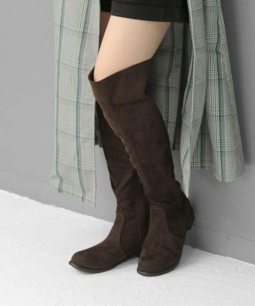 セール 折返しニーハイブーツ Ladys ブーツ Sorotto ソロット のファッション通販 Zozotown