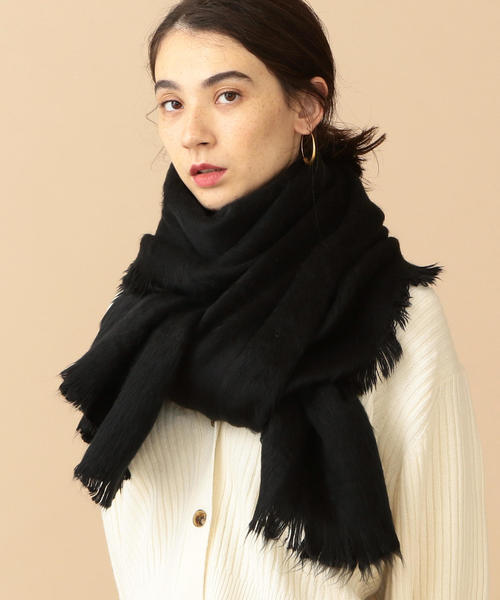 BEAUTY&YOUTH UNITED ARROWS（ビューティーアンドユースユナイテッドアローズ）の「BY シャギーストール ◆（ストール/ショール・レディース・ブラック/ベージュ/グレー/オフホワイト・FREE）」の3枚目の写真