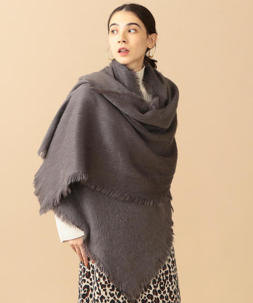 BEAUTY&YOUTH UNITED ARROWS（ビューティーアンドユースユナイテッドアローズ）の「BY シャギーストール ◆（ストール/ショール・レディース・ブラック/ベージュ/グレー/オフホワイト・FREE）」の13枚目の写真