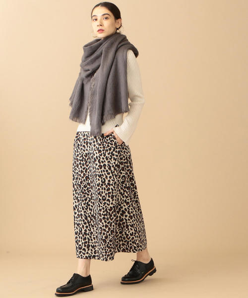 BEAUTY&YOUTH UNITED ARROWS（ビューティーアンドユースユナイテッドアローズ）の「BY シャギーストール ◆（ストール/ショール・レディース・ブラック/ベージュ/グレー/オフホワイト・FREE）」の14枚目の写真