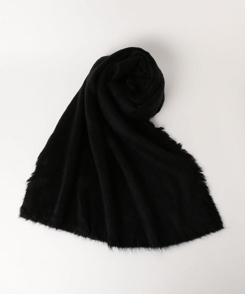 BEAUTY&YOUTH UNITED ARROWS（ビューティーアンドユースユナイテッドアローズ）の「BY シャギーストール ◆（ストール/ショール・レディース・ブラック/ベージュ/グレー/オフホワイト・FREE）」の15枚目の写真