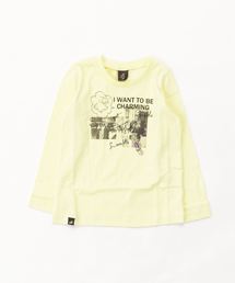 AIMABLE（エマーブル）の「天竺グラフィックプリント長袖Ｔシャツ（Tシャツ/カットソー・キッズ）」