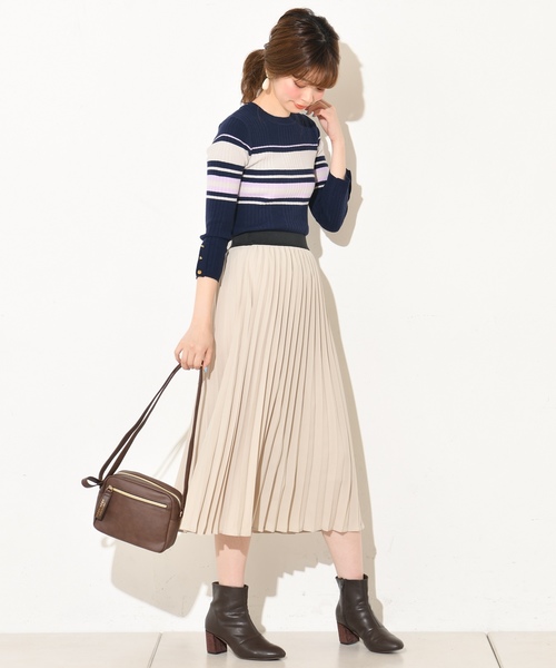 natural couture（ナチュラルクチュール）の「ジョーゼットプリーツスカート（スカート・レディース・ベージュ/パープル/ピンク/グレイッシュベージュ/アイボリー/ピンク系その他/ライム・FREE）」の20枚目の写真