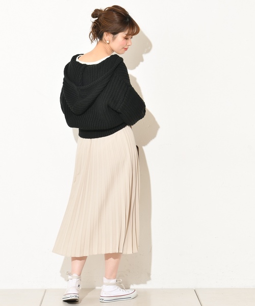 natural couture（ナチュラルクチュール）の「ジョーゼットプリーツスカート（スカート・レディース・ベージュ/パープル/ピンク/グレイッシュベージュ/アイボリー/ピンク系その他/ライム・FREE）」の15枚目の写真