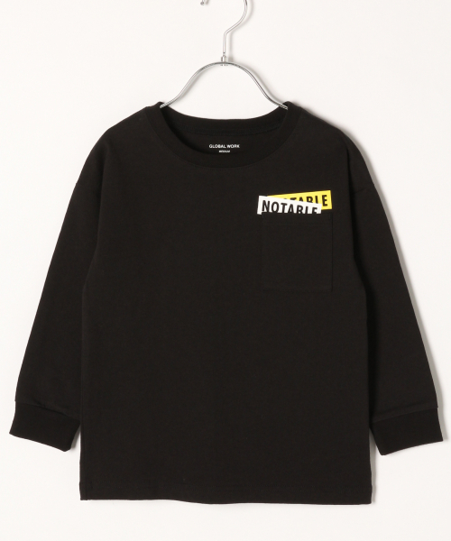 GLOBAL WORK(グローバルワーク)の「【キッズ】バックプリントTEE長袖/820418(Tシャツ/カットソー・キッズ・ホワイト/ブラック・SMALL/XX-LARGE/X-LARGE/LARGE/MEDIUM)」の2枚目の写真