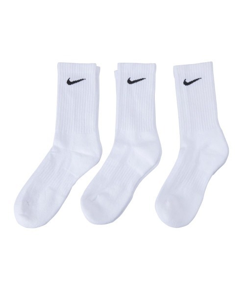 NIKE ナイキ 3P EVERYDAY クルー ソックス SX7664-100 WHITE