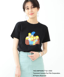 Ray BEAMS | THE SIMPSONS / FAMILY Tシャツ＜BLACK＞(Tシャツ/カットソー)