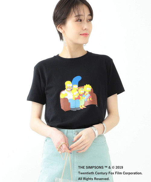 Ray BEAMS（レイビームス）の「THE SIMPSONS / FAMILY Tシャツ＜BLACK＞（Tシャツ/カットソー・レディース・ブラック・ONE SIZE）」の4枚目の写真