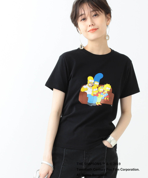 Ray BEAMS（レイビームス）の「THE SIMPSONS / FAMILY Tシャツ＜BLACK＞（Tシャツ/カットソー・レディース・ブラック・ONE SIZE）」の6枚目の写真