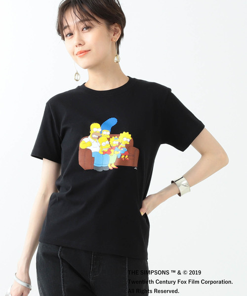 Ray BEAMS（レイビームス）の「THE SIMPSONS / FAMILY Tシャツ＜BLACK＞（Tシャツ/カットソー・レディース・ブラック・ONE SIZE）」の7枚目の写真