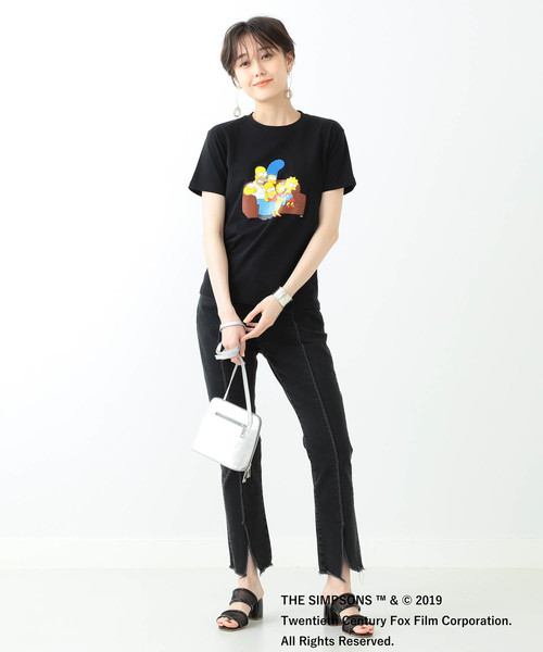 Ray BEAMS（レイビームス）の「THE SIMPSONS / FAMILY Tシャツ＜BLACK＞（Tシャツ/カットソー・レディース・ブラック・ONE SIZE）」の8枚目の写真