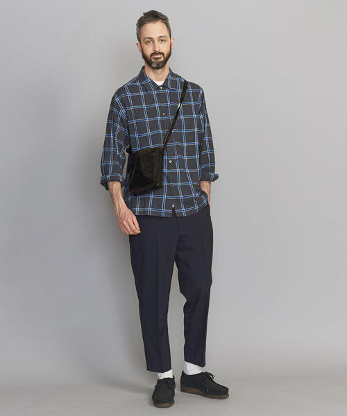 BEAUTY&YOUTH UNITED ARROWS（ビューティーアンドユースユナイテッドアローズ）の「BY PVC クリア ミニバッグ（ショルダーバッグ・メンズ・ダークグレー/オフホワイト・FREE）」の19枚目の写真