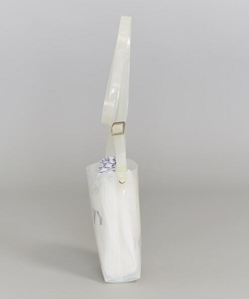 BEAUTY&YOUTH UNITED ARROWS（ビューティーアンドユースユナイテッドアローズ）の「BY PVC クリア ミニバッグ（ショルダーバッグ・メンズ・ダークグレー/オフホワイト・FREE）」の12枚目の写真