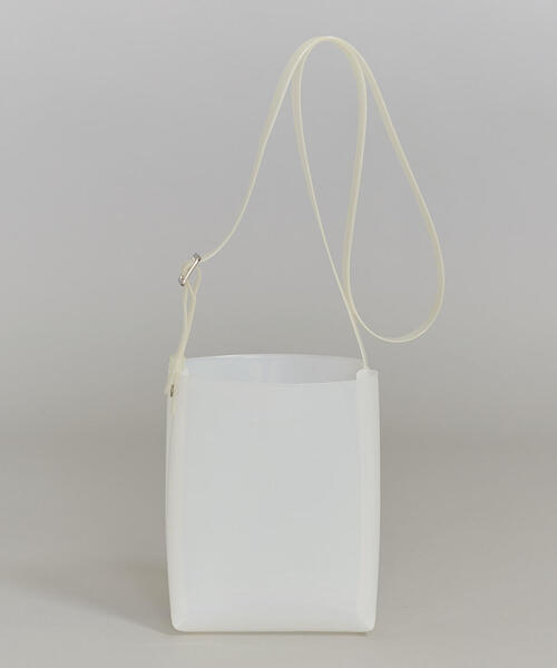 BEAUTY&YOUTH UNITED ARROWS（ビューティーアンドユースユナイテッドアローズ）の「BY PVC クリア ミニバッグ（ショルダーバッグ・メンズ・ダークグレー/オフホワイト・FREE）」の14枚目の写真