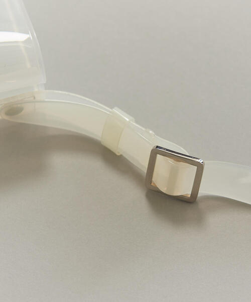 BEAUTY&YOUTH UNITED ARROWS（ビューティーアンドユースユナイテッドアローズ）の「BY PVC クリア ミニバッグ（ショルダーバッグ・メンズ・ダークグレー/オフホワイト・FREE）」の16枚目の写真