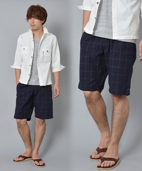 SHIPS JET BLUE（シップスジェットブルー）の「 SGS: ウィンドウペン/ストライプ バミューダショーツ■（その他パンツ・メンズ・グレー/ネイビー/ホワイト系その他/グレー系その他/ダークネイビー・X-LARGE/LARGE/MEDIUM/SMALL）」の17枚目の写真