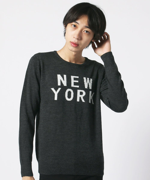 SHISKY（シスキー）の「ロゴ ニット ロンT（Tシャツ/カットソー・メンズ・A/B/C/D/E/F/G/H/I/J/K/L・LL/M/L）」の8枚目の写真