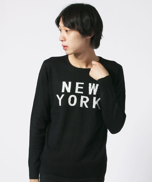 SHISKY（シスキー）の「ロゴ ニット ロンT（Tシャツ/カットソー・メンズ・A/B/C/D/E/F/G/H/I/J/K/L・LL/M/L）」の9枚目の写真
