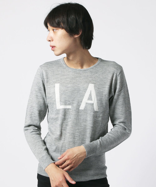 SHISKY（シスキー）の「ロゴ ニット ロンT（Tシャツ/カットソー・メンズ・A/B/C/D/E/F/G/H/I/J/K/L・LL/M/L）」の10枚目の写真