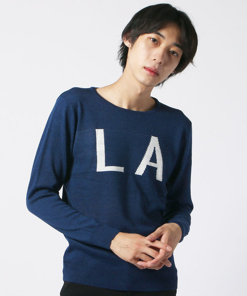 SHISKY（シスキー）の「ロゴ ニット ロンT（Tシャツ/カットソー・メンズ・A/B/C/D/E/F/G/H/I/J/K/L・LL/M/L）」の11枚目の写真