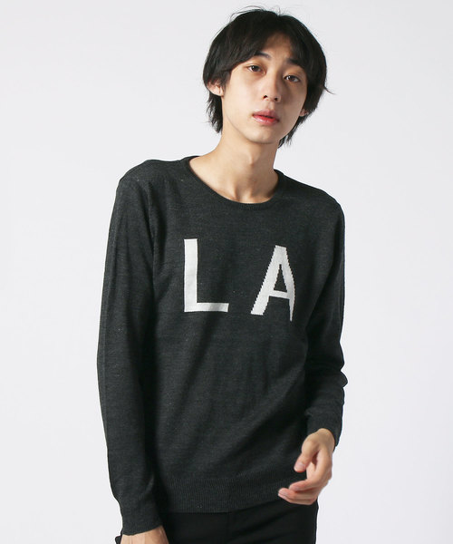SHISKY（シスキー）の「ロゴ ニット ロンT（Tシャツ/カットソー・メンズ・A/B/C/D/E/F/G/H/I/J/K/L・LL/M/L）」の12枚目の写真